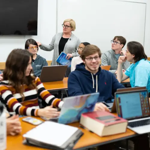 Students in a model UN Class