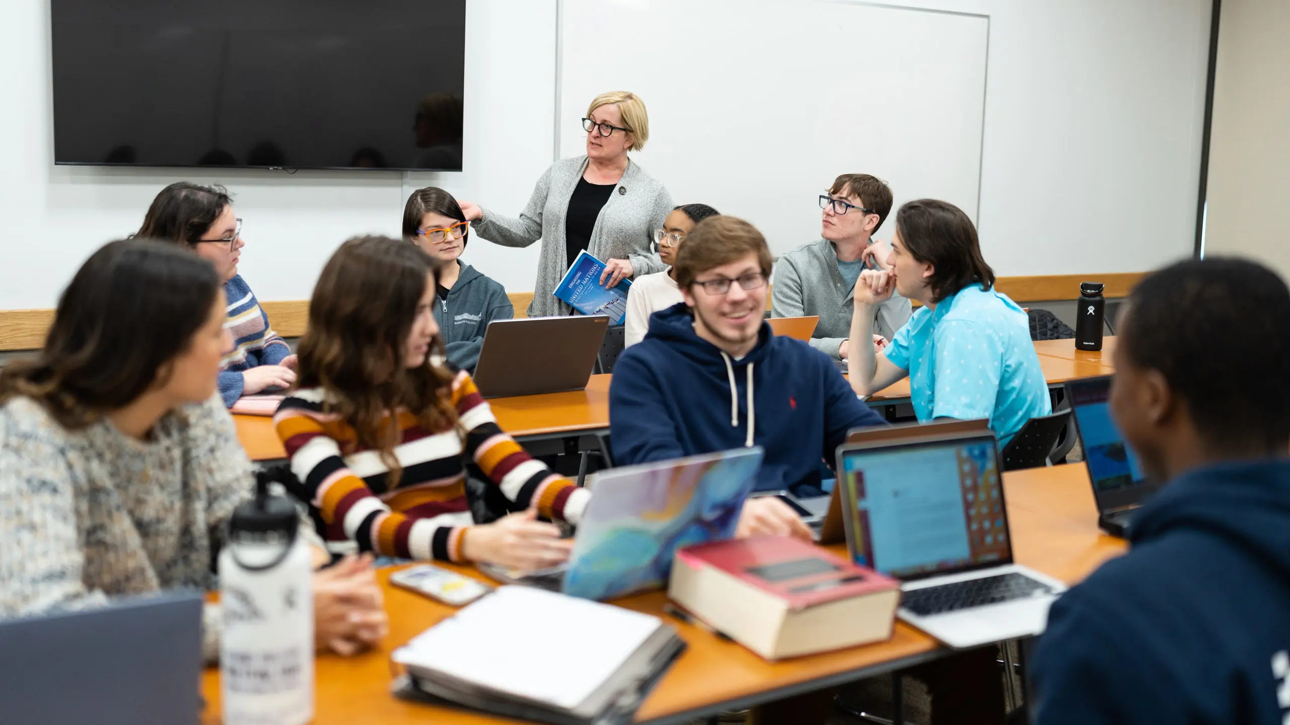 Students in a model UN Class