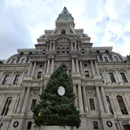 City Hall in Center City Philadelphia.