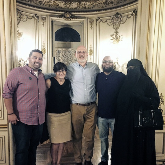 Criminal Justice faculty with representatives from the Pennsylvania Innocence Project.