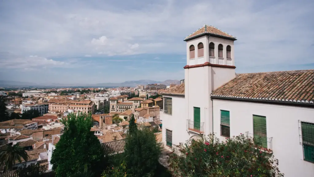 A view of the city of Granada, Spain.