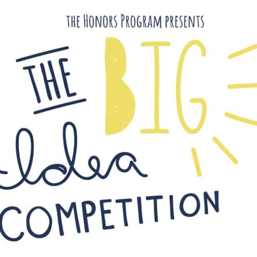 Design from The Honors Program presenting "The Big Idea" Competition.