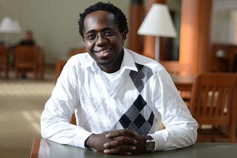 A portrait of a pharmacist