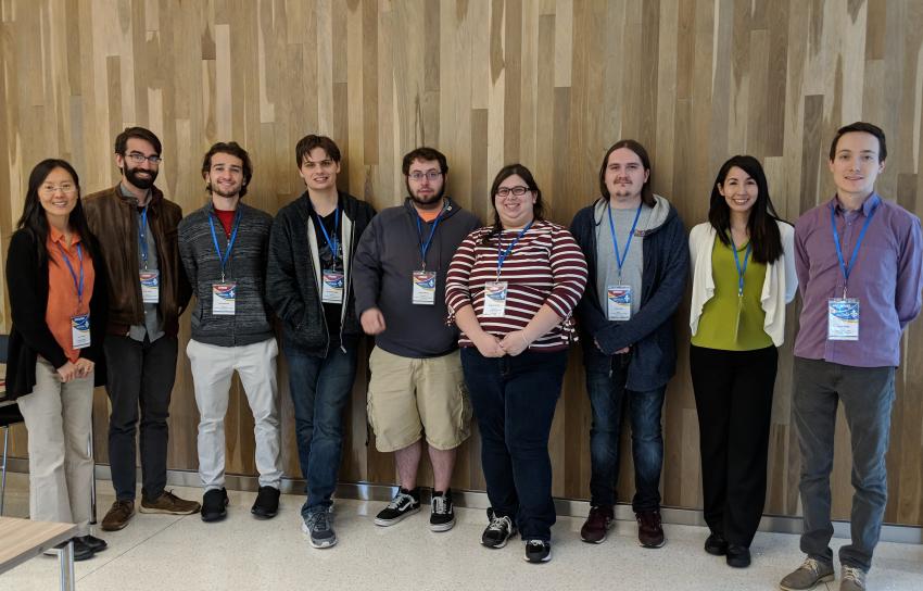 Faculty and students at a programming conference.