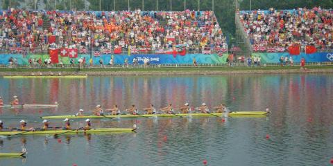 U.S. Rowing Team competing at the 2012 summer olympics