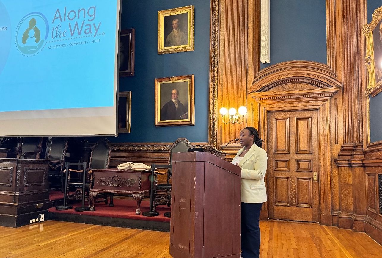 Bre Taylor presenting at Public Health Day in Philly on April 3, 2024