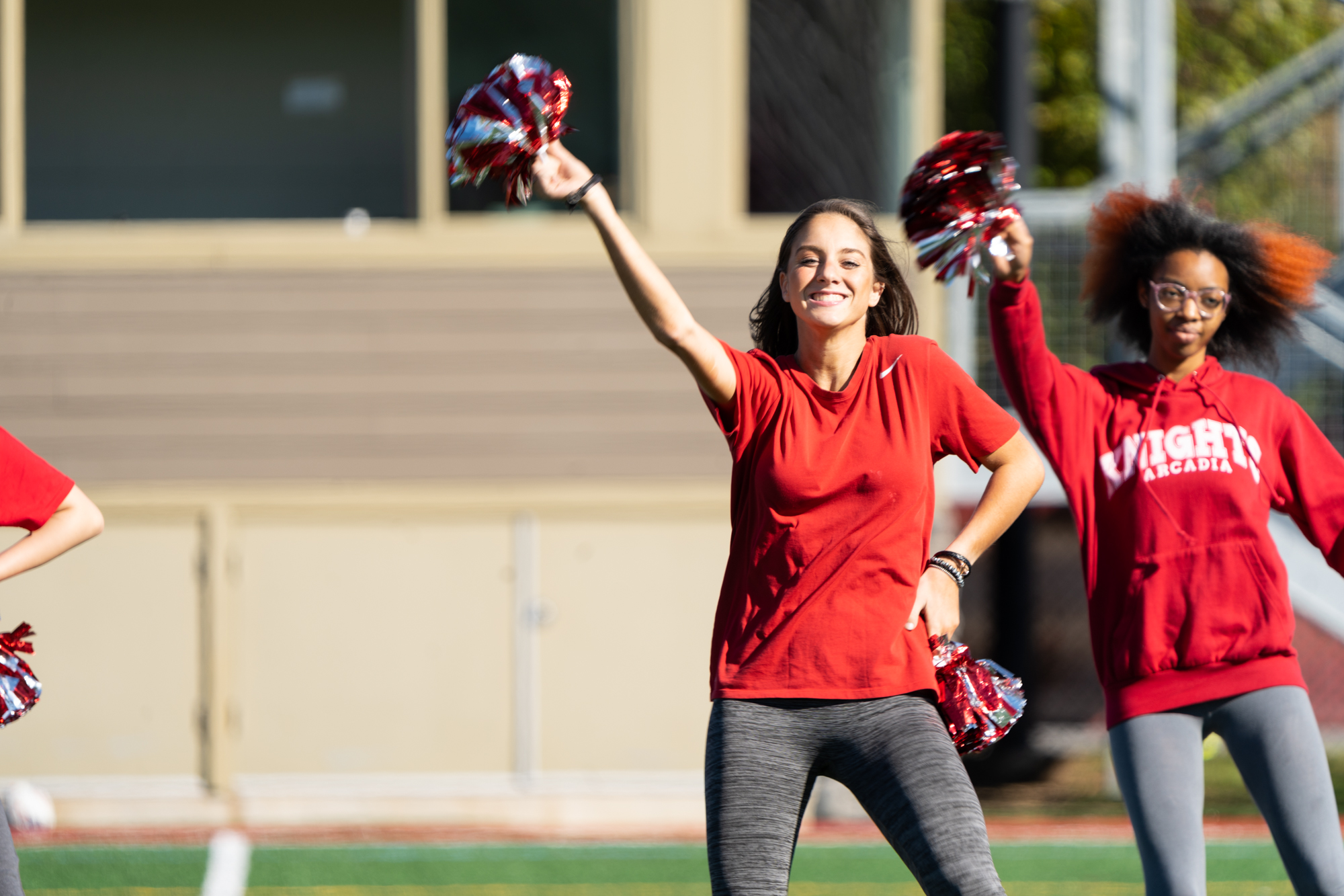 The UKnight Dance Team performed and showed school spirit during Homecoming & Family Weekend