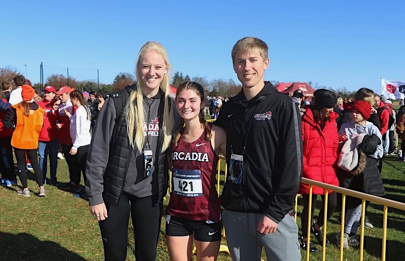 Micah and her teammates at the race.