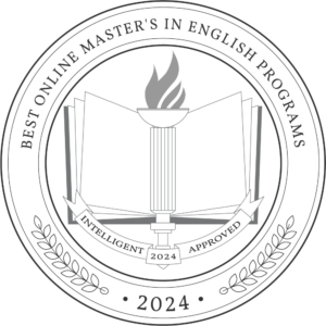 The "Best Online Master's in English Program" Badge