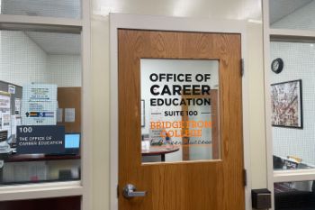 Office of Career Education interior office doorway
