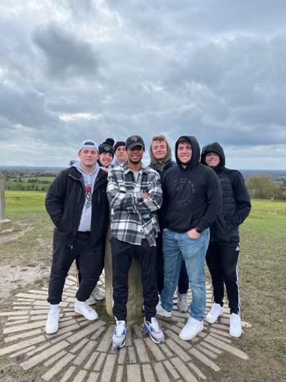 Michael Paznokas ’25 in Ireland.