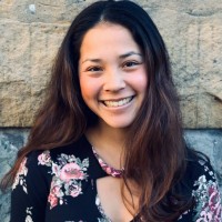 headshot of female student outdoors