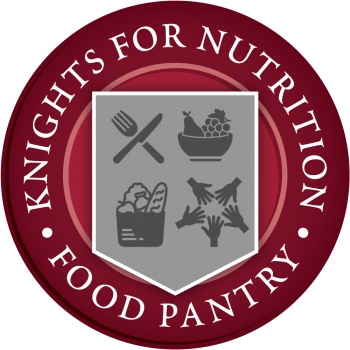 The logo for "KNIGHTS FOR NUTRITION FOOD PANTRY"