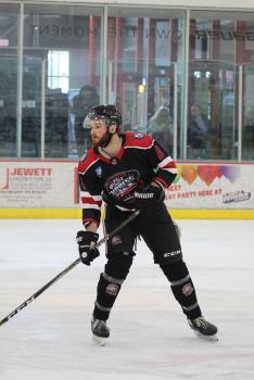 A hockey player