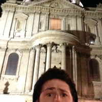Jonathon Dweck selfie in front of historic architecture.