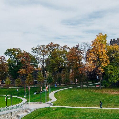 View of Haber Green and the Castle.