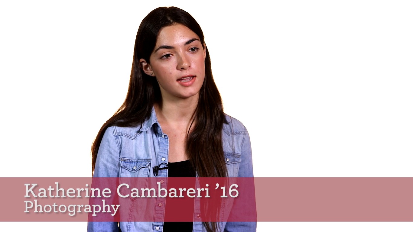 Katherine Cambareri, 2016 graduate from Arcadia's Art program