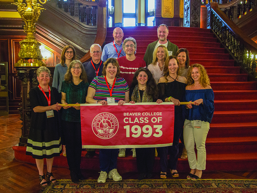 The Beaver College Class of 1993 group photo