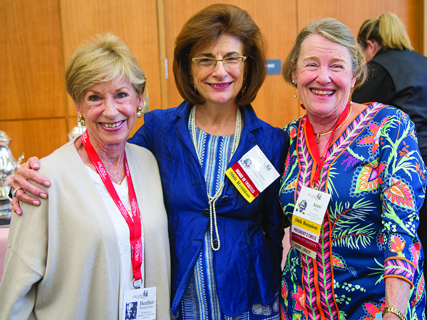 Three alumni from the Class '68 posing together