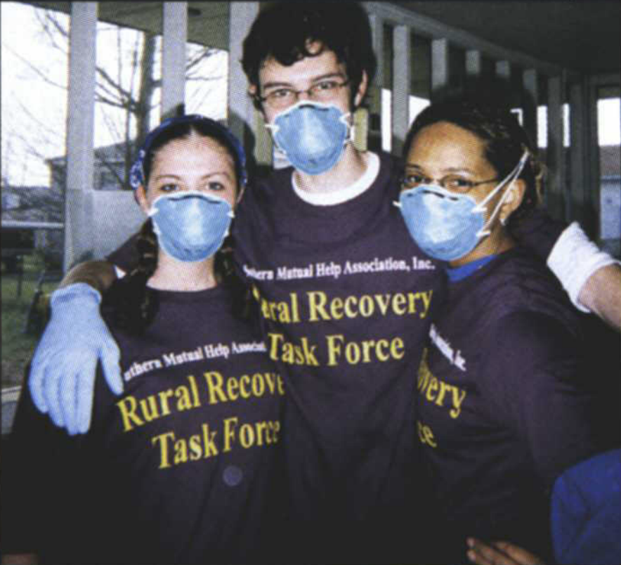 2006 spring break service trip to Louisiana to assist with Hurricane Katrina relief.