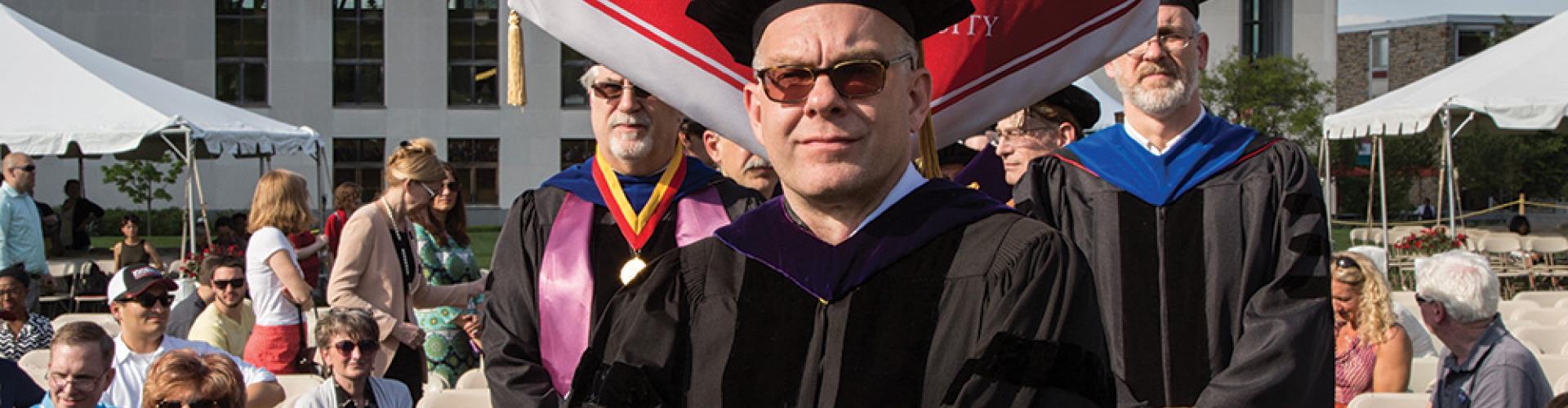 Commencement shot of leaders