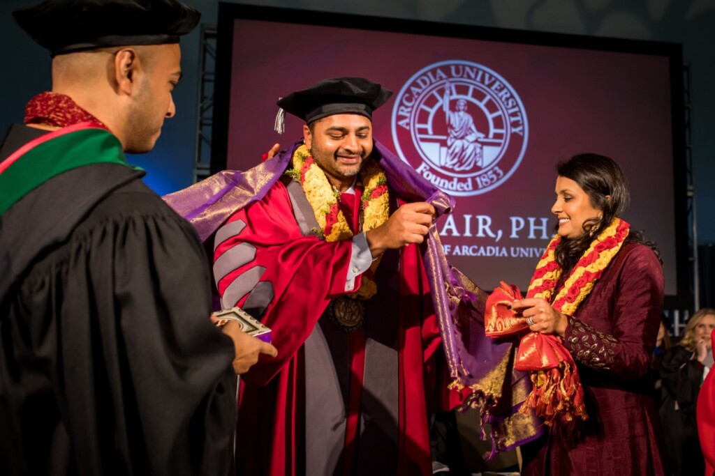 Ajay Nair is inaugurated as Arcadia University's president