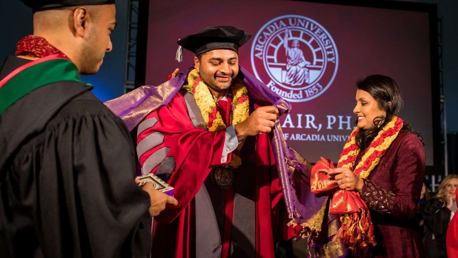 Ajay Nair is inaugurated as Arcadia University's president