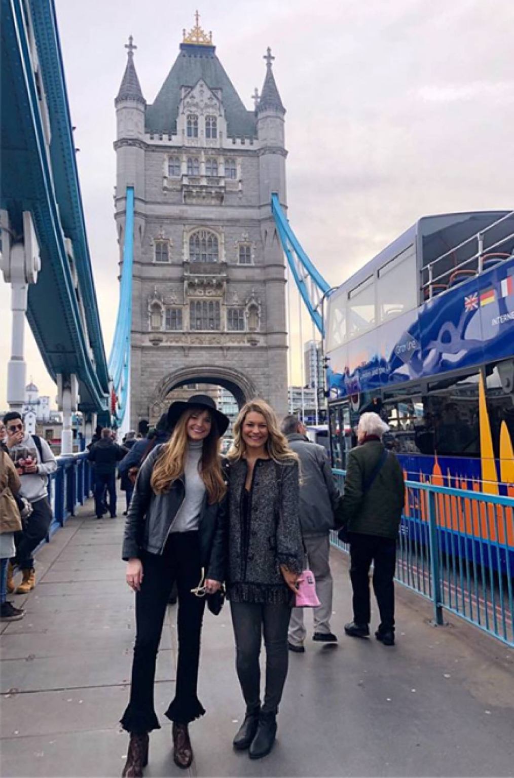 Olivia Leventry and Larissa Cooley in Scotland.