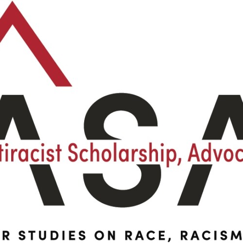 The logo for Center for Antiracist Scholarship, Advocacy, and Action (CASAA).