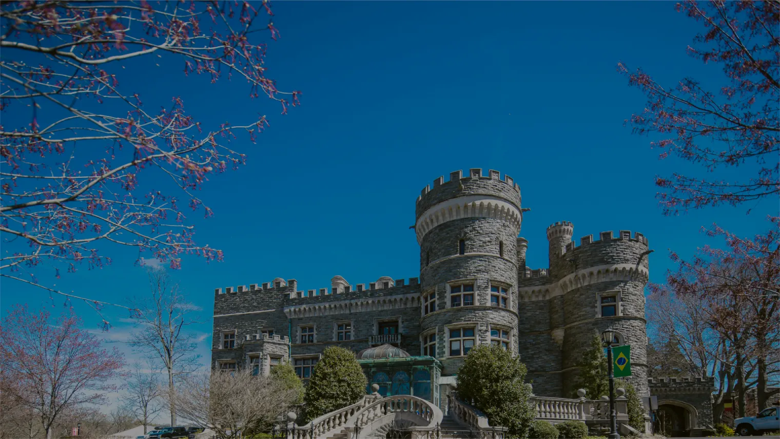 Castle Towers at Arcadia in spring