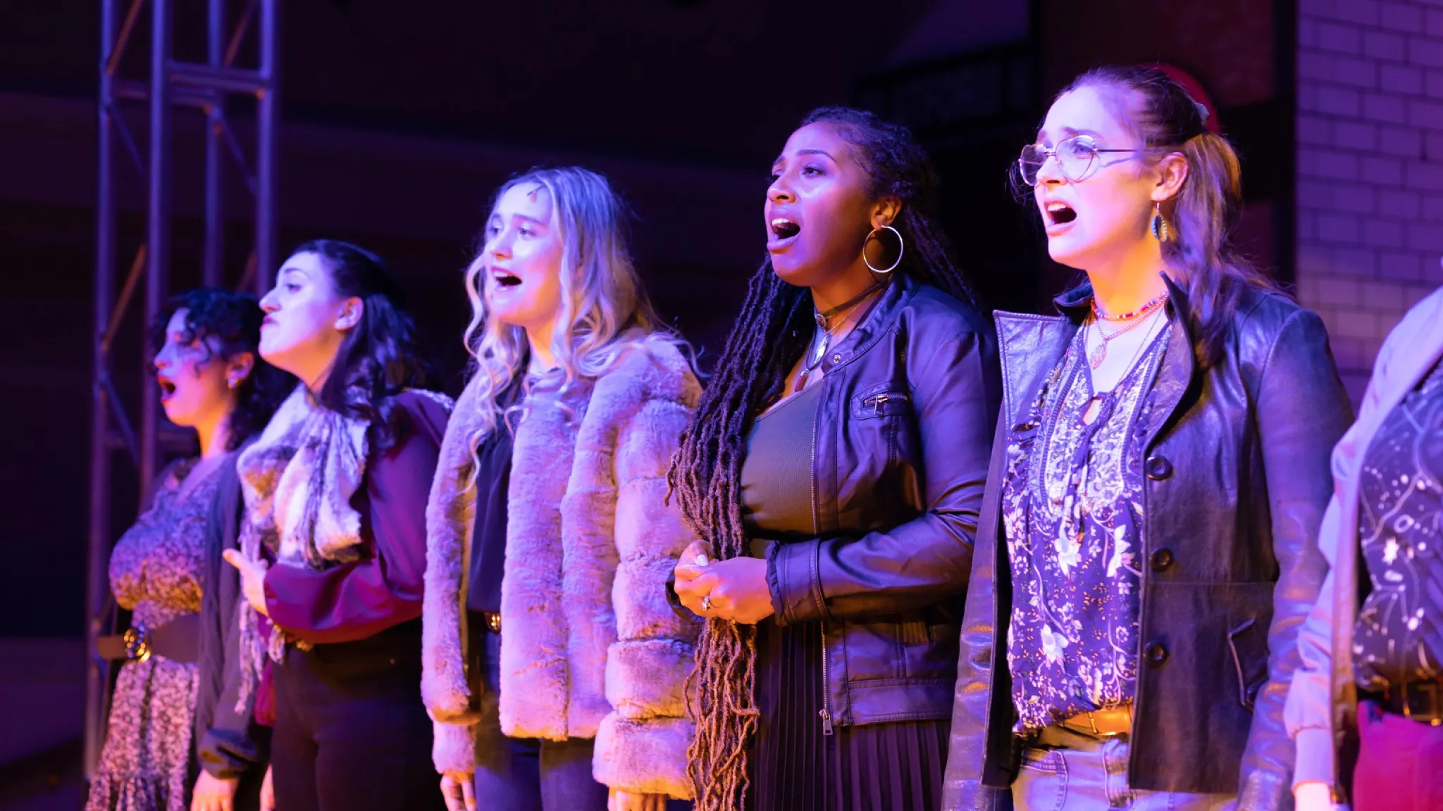 Actors perform in Fugitive Songs. Photo by Shifted Focus Photography.