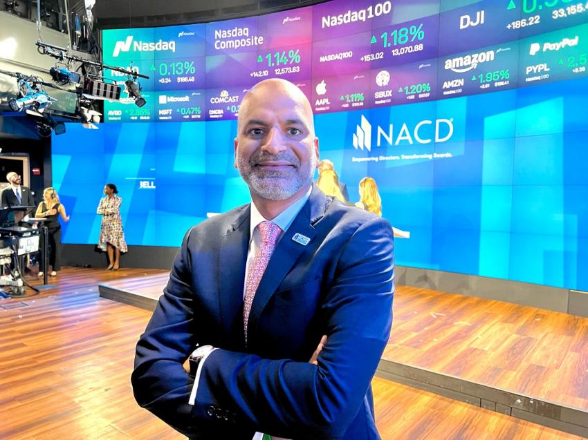 Ashish Parmar at NASDAQ