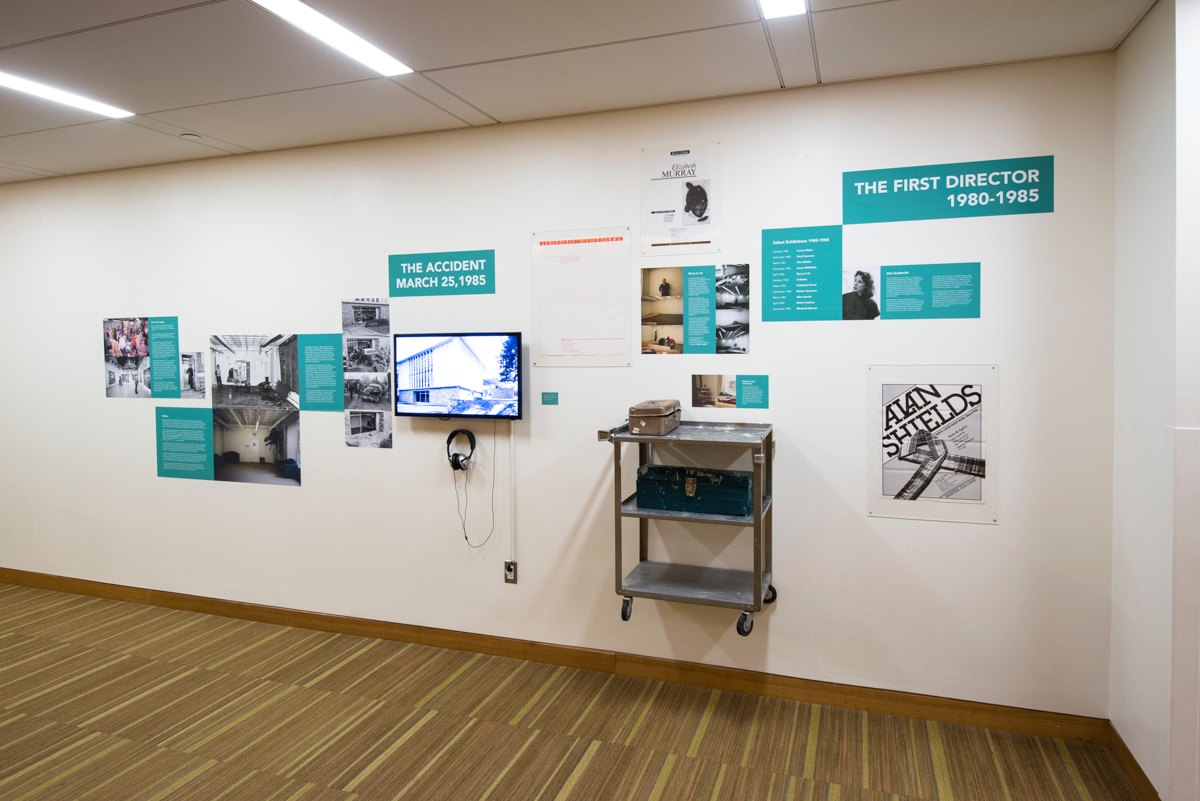 Installation view from "The Richard E. Fuller Art Gallery (1962-85): A History of Arcadia University's First Exhibition Space"