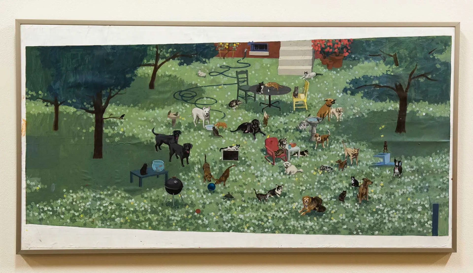 Gimme Shelter (2004), gouache on paper, photo: Sam Fritch