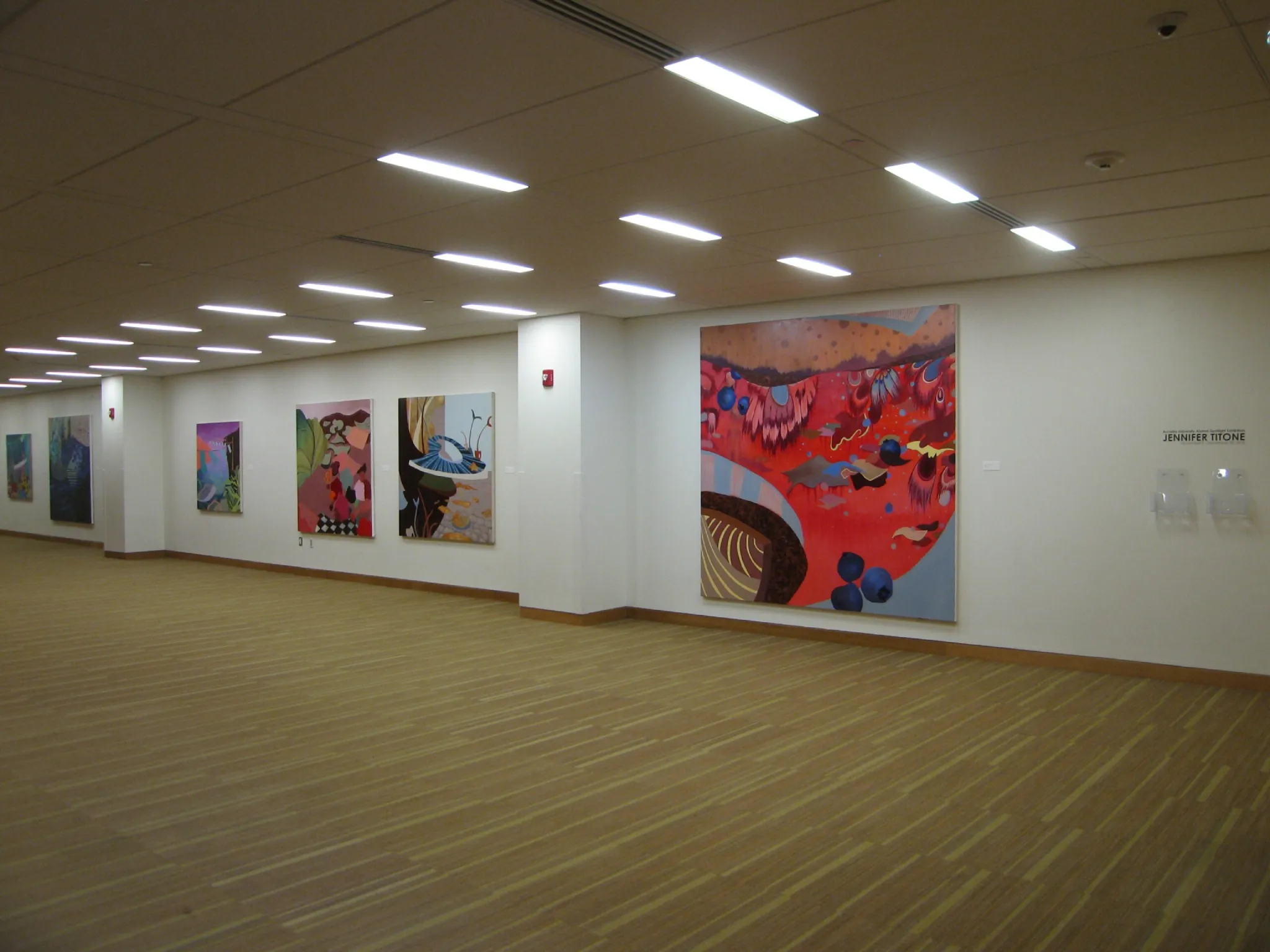 Installation view from Alumni Spotlight Exhibition: Jennifer Titione.