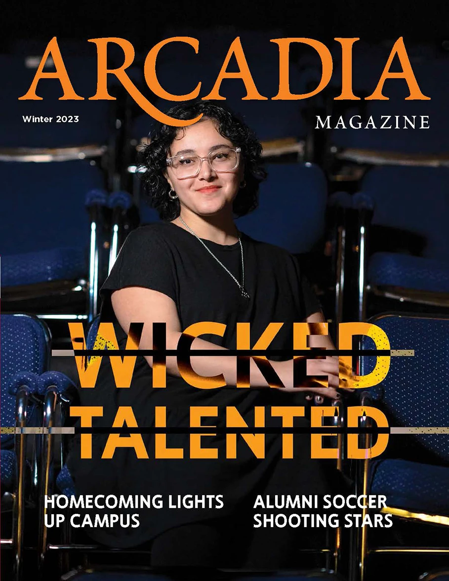 The cover of Arcadia Magazine for Winter 2023.