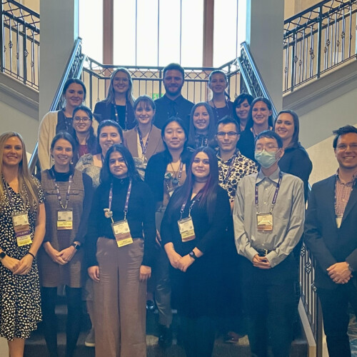 A group shot of Arcadia's Forensic Science students and faculty at the 2023 AAFS Conference
