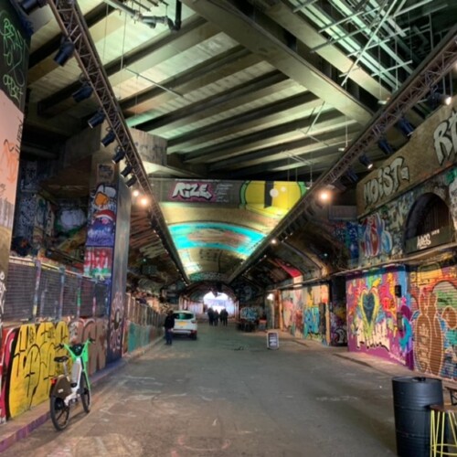 Leake Street in London