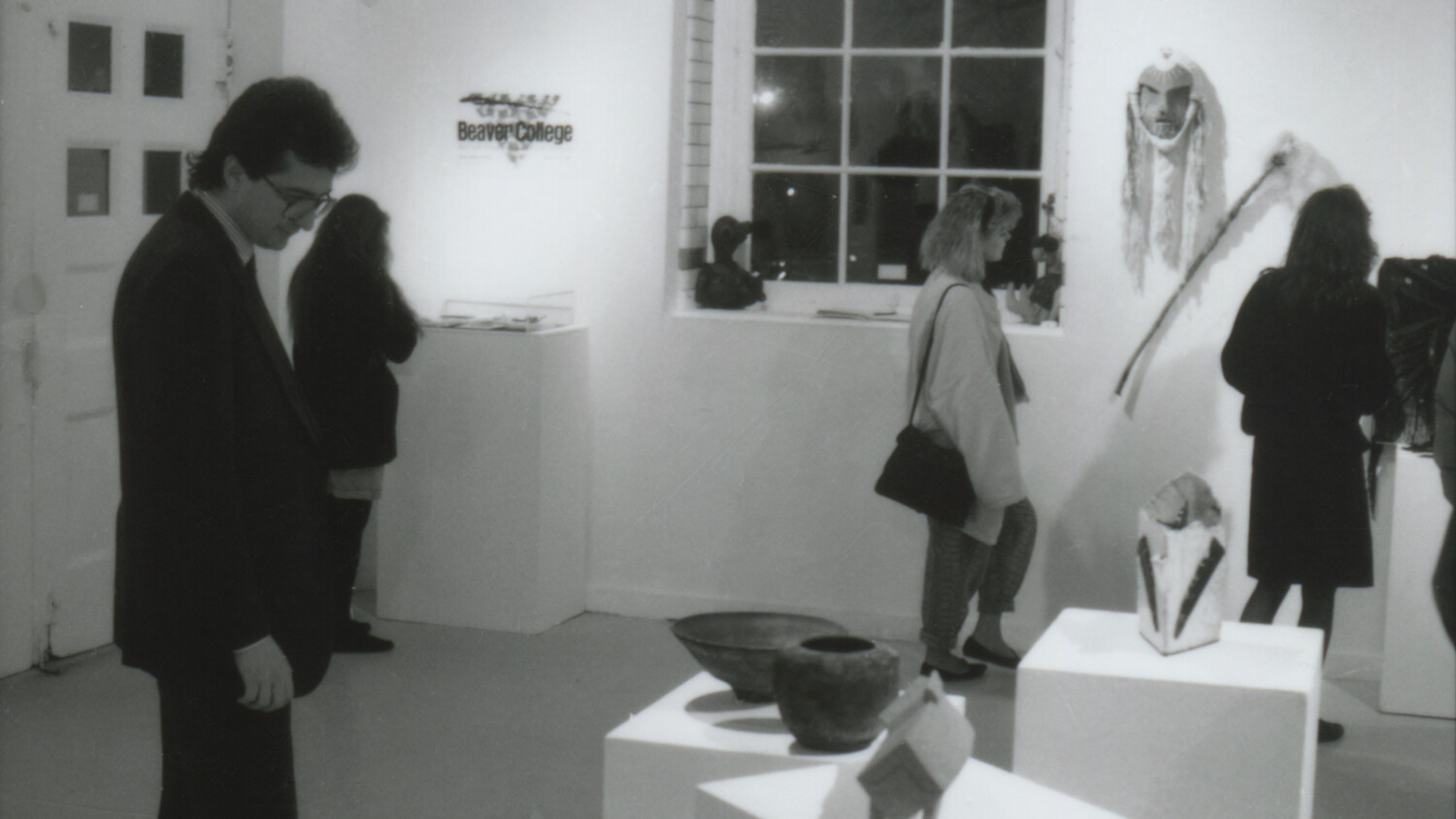 Beaver College juried student art exhibition in Spruance Gallery.
