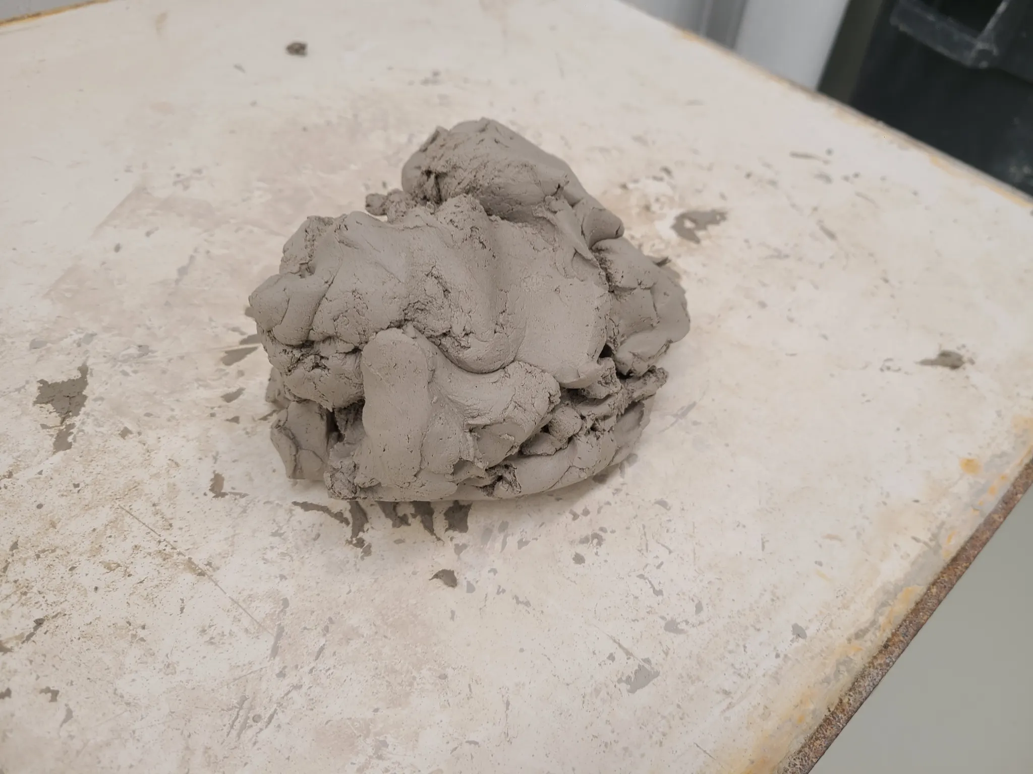 A ball of clay.