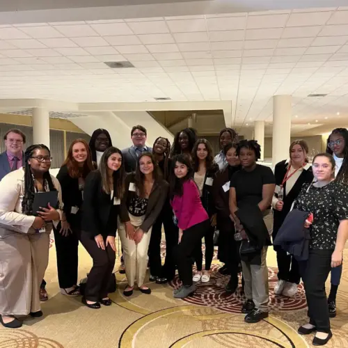 Arcadia's Model UN Team at the competition.
