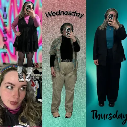 Outfits of the week.