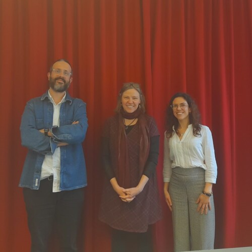 From left to right: Dr. Kristof Titeca, Dr. Jennifer Riggan, and Dr. Milena Belloni