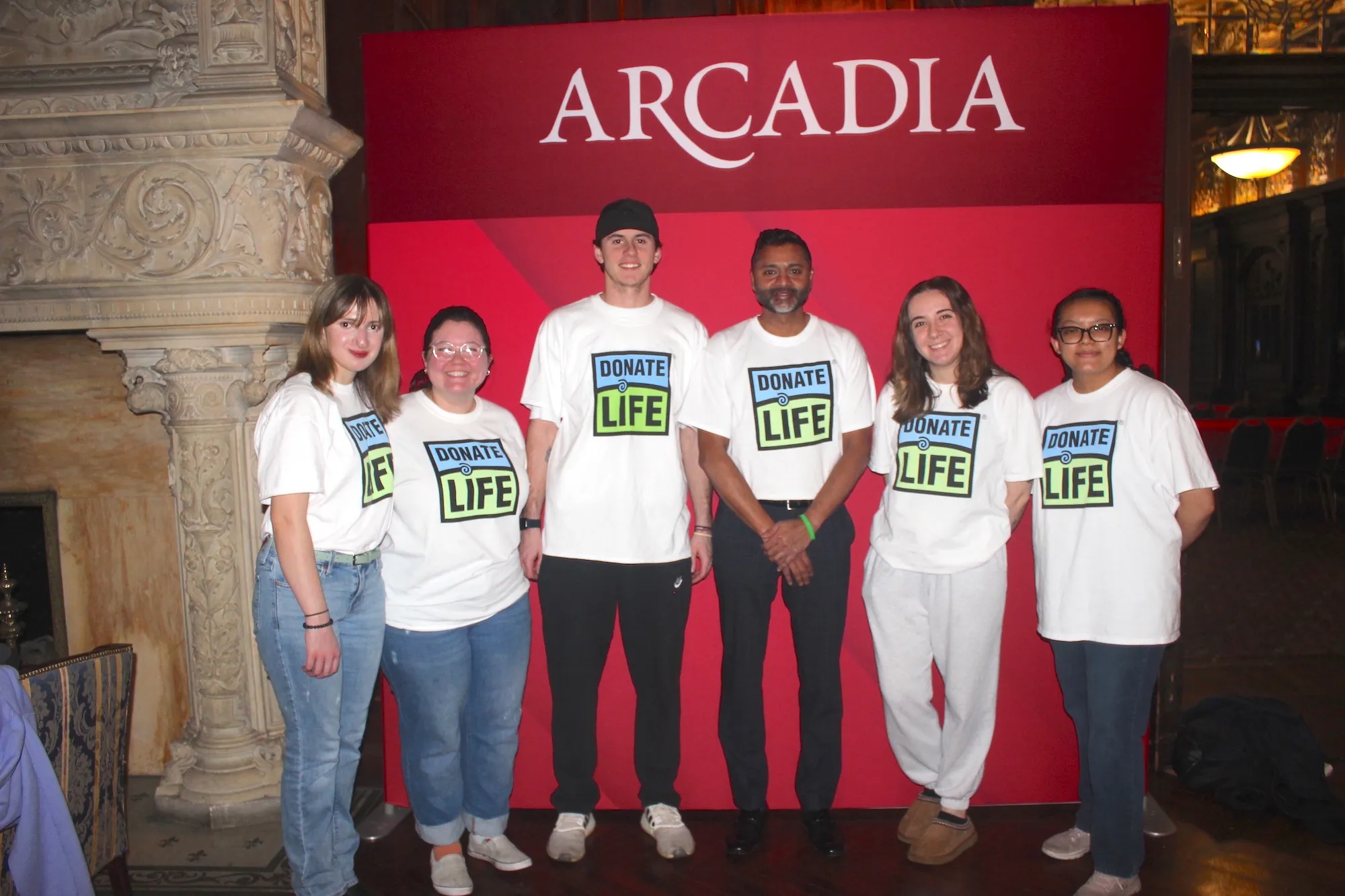 President Nair with members of 1853 Communications.