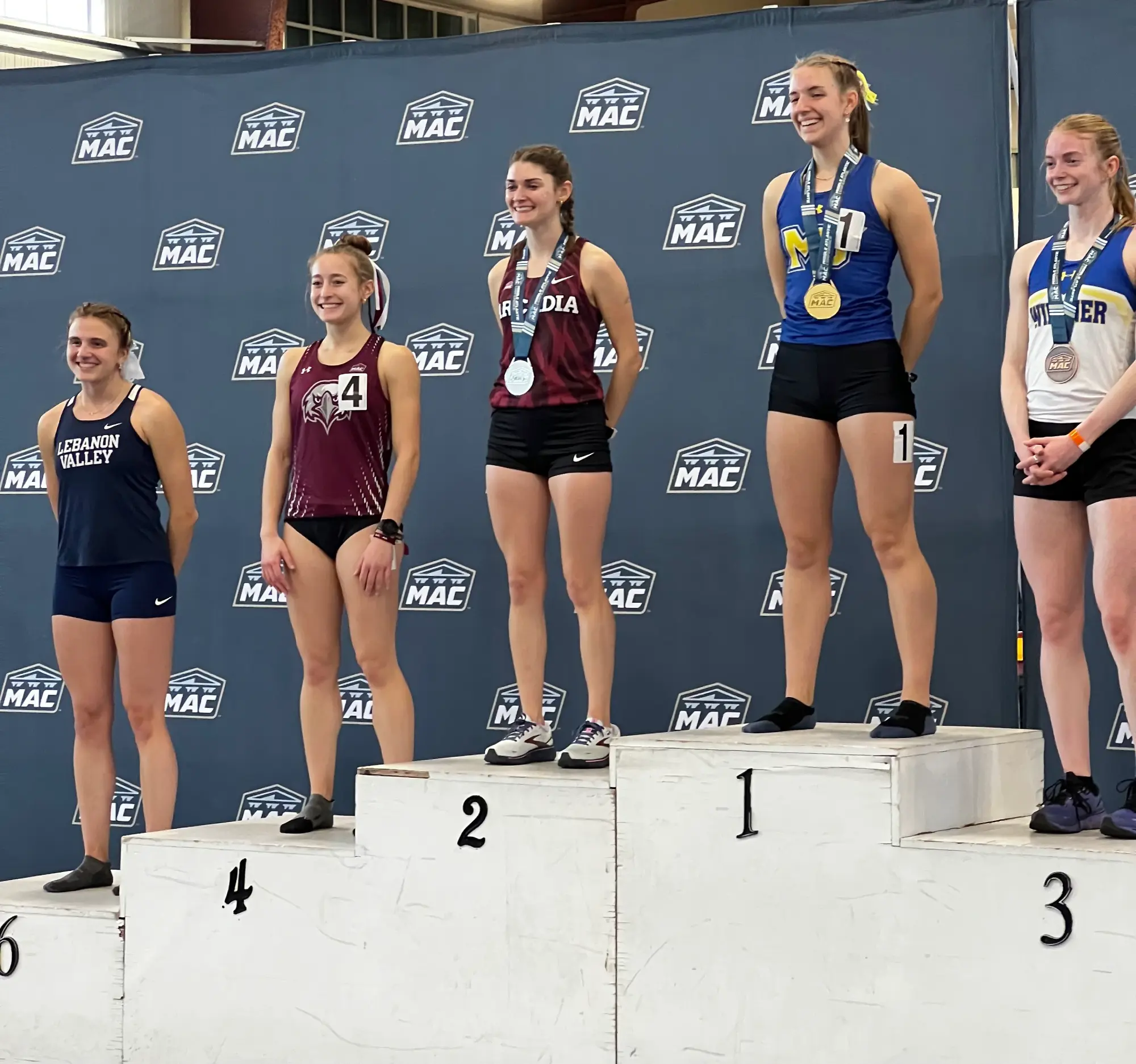 Micah earning silver at MACs.