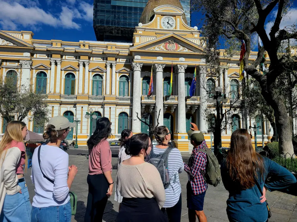 PT students in Bolivia.