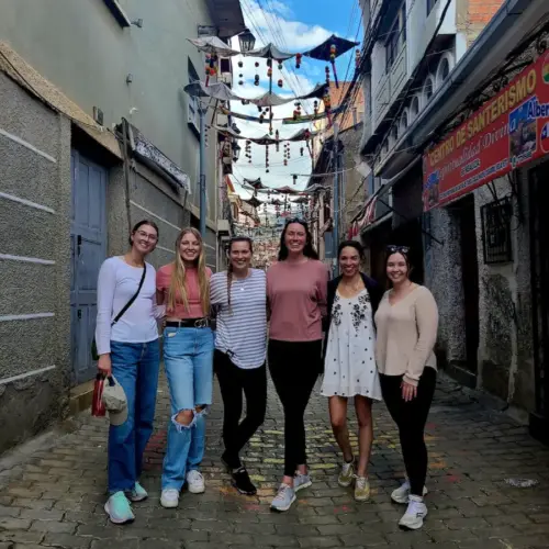 PT students in the streets of Bolivia.