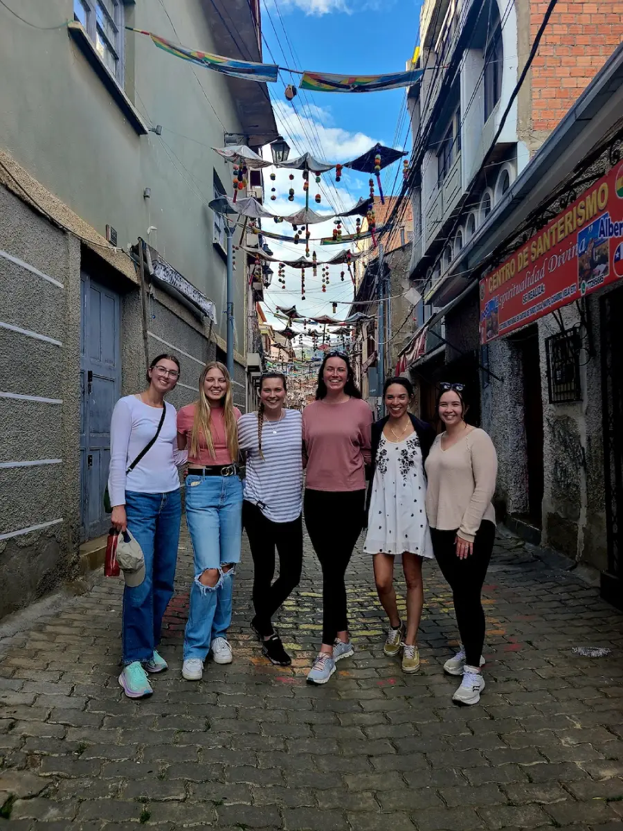 PT students in the streets of Bolivia.