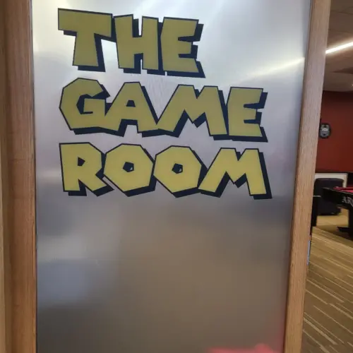 The Game Room entrance.