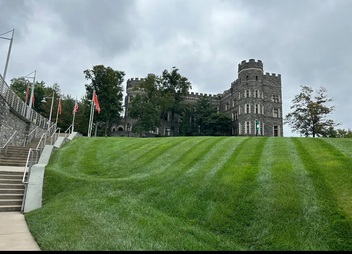 Grey Towers Castle on Chayhok's first day.